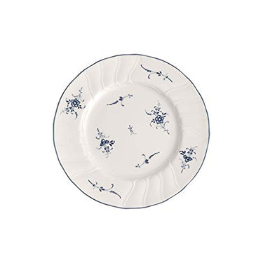 Villeroy & Boch Salad Plate, White / Blue, 8 in on Sale